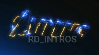 Glitch Neon Effect Logo intro After effect