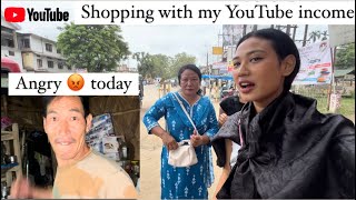 Shopping with my YouTube income || had fun today with family || Arunachal village lifestyle vlog 🇮🇳