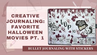 Creative Journal: Favorite Horror Movies | Dutch Door | Bullet Journal