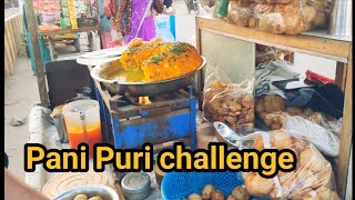 1 मिनट में अनलिमिटेड पानी पुरी challenge Pani Puri challenge 200 रुपया जीता