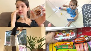 Vlog de rotina + mercado para 2 semanas