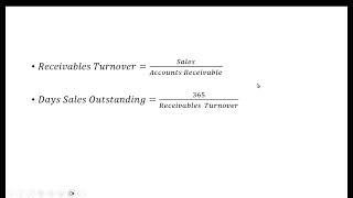 Ratio Analysis Efficiency Ratios