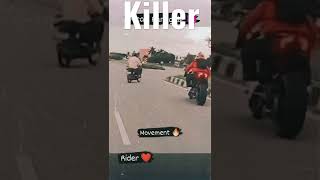 girls eider Bike Stunt at road @crazyxyz@indianhacher #crazyxyz #indianhacker #tvs