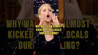 Why was Jennifer Lawrence almost kicked out by locals during filming of The Hunger Games