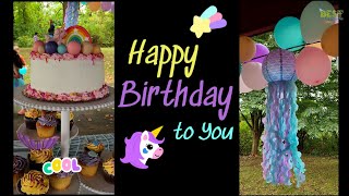 Unicorn Birthday Song for Kids | Fun Happy Birthday Song | Unicorn Birthday Party 2024 | HBD