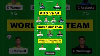 AUSTRALIA vs SRI LANKA Dream11 Team Prediction Today 2023