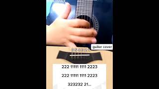 guitar cover TABS tutorial #shorts #guitar #easy