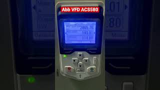 ABB VFD ACS580 #shorts #youtubeshorts #vfd #abb