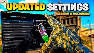 *NEW* UPDATED WARZONE 3 SETTINGS for SEASON 5 RELOADED (Movement, Graphics, Audio and Controller ) 👑