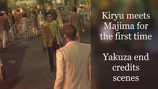 Yakuza 0 to 5 all end credits