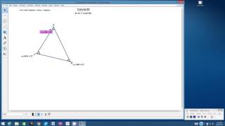 Geometer's Sketchpad Tutorial#3 (2016)