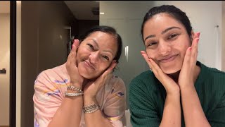 Pre-Diwali Skincare routine with my mom🤩 #skincareroutine #skincare