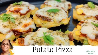 Yummy Breakfast Recipe - Potato Pizza/Easy to make & delicious taste/Fusion Recipe