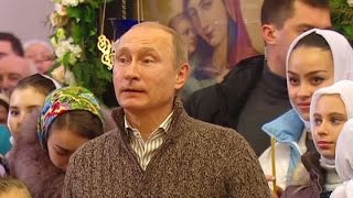 Владимир Путин встречает Рождество с детьми из приюта