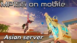 POV: You use MP155 on mobile in Asian server - Blood Strike (iPad+4 Finger)