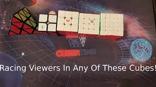 Racing My Viewers In Any Of These Cubes!