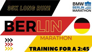 Peak marathon training week 2 - 133km | Training for a sub 2:45 Berlin Marathon