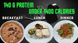 High Protein, 1364 Calories - Full Day Of Food for Slower Metabolism & Slow Losers. @earthchimp