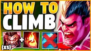 *NO TEAM NEEDED* HOW TO SOLO CARRY EVERY RANKED GAME IN SEASON 10 WITH DARIUS