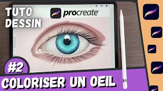 #2 [TUTO PROCREATE] dessiner un Œil  facile