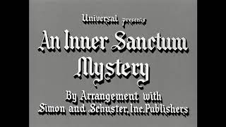 Inner Sanctum | Death By Scripture | Old Time Radio | October 9, 1945