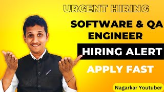 Switch your IT Job | Vacancies Software Engineer | Testing Jobs for Fresher | Nagarkar Youtuber