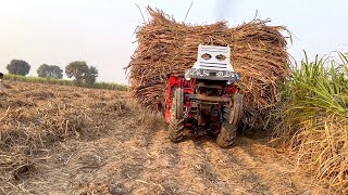 Mf 375 heavy stunts on fully loaded trolley