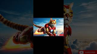 Iron Man Cat with his Suit #latest #trending #cat #catlover #catvideos #ytshorts #subscribe 🙏🏻❤️