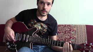 Queen. It's a Hard Life - Solo Cover - Brian May Amplitube, Red Special Guitar