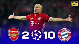 THE LAST TIME ARSENAL FACED BAYERN MUNICH l 10 - 2 l AFTV REACTION #ucl #arsenal #bayern