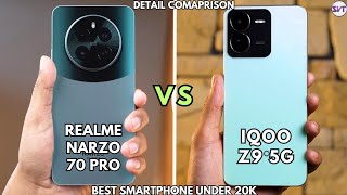 Realme Narzo 70 Pro vs IQOO Z9 5G | Full Detail Comparison | Best SmartPhone Under 20000RS