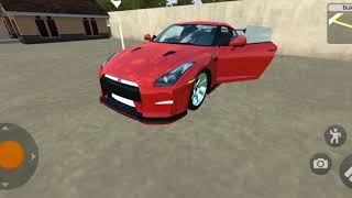 NISSAN GTR RED car mod for bus simulator Indonesia