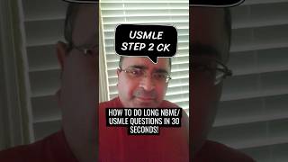 How to answer longer USMLE ques faster? #usmlestep2ck #motivation #doctors #Step2CK #shorts #viral