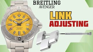 How To Adjust Link Breitling Avenger Seawolf Automatic Watch