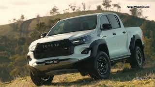 2024 Toyota Hilux GR Sport Frosted White Interior Exterior and Driving