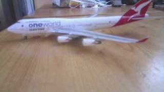 Geminijets Qantas 747-400 One World Unboxing