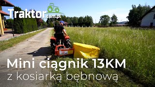 Mini ciągnik Mitsubishi MTX13D z kosiarką bębnową 100cm Lisicki :: Traktor.com.pl