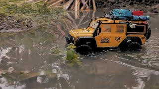 DEFFENDER Tackles the Mud | Off-Roading Fun and Challenges! ,RC CAR MUDDING ,SCALE 1/10 #15