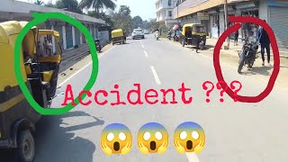 Accident near yimkhiung church, Chumokedima. #ridesafe #safety #NIT road