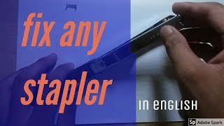 how to fix / repair a stapler [ENGLISH]