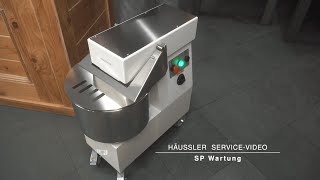 SERVICE | Teigknetmaschine SP : Wartung