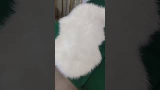 Daraz finds | Faux sheepskin  rug ivory white #viral #trending #ytshorts #darazshopping #darazfinds