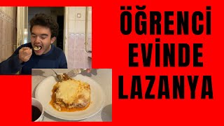 ÖĞRENCİ EVİNDE LAZANYA /  SİVAS// part4