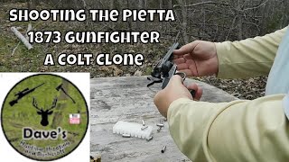 Pietta 1873 Gunfighter Shooting - The Ultimate Colt Clone!