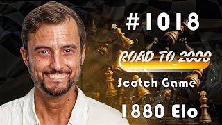 Road to 2000 #1018 - 1880 ELO - Chess.com Blitz 3+0 - Scotch Game