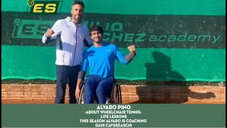 About Wheelchair Tennis. Interview with Alvaro Pino.