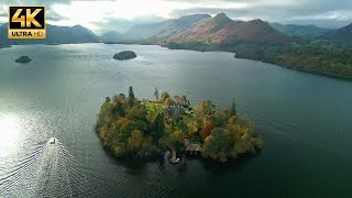 Derwentwater From The Air | Autumn in the Lake District