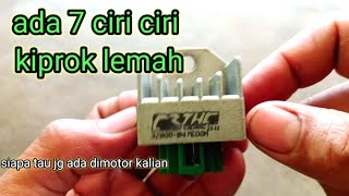 ciri-ciri kiprok di motor kita sudah lemah