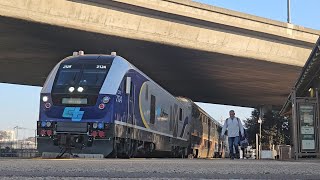 Amtrak train 529 & Suisun-Fairfield 1/29/24