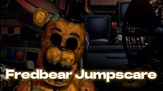 Fredbear Jumpscare Fnaf UCN #fnaf #fnafucn #fredbear